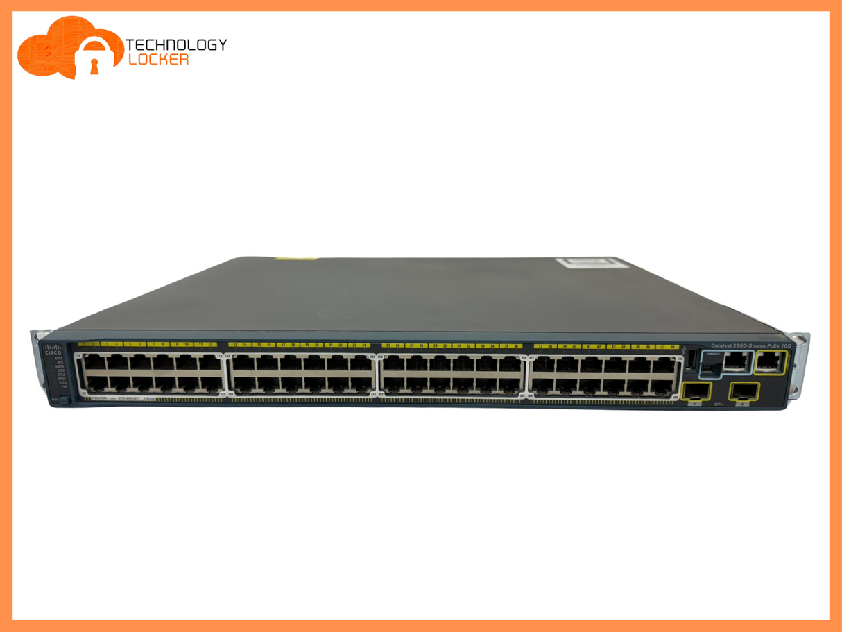 Cisco Catalyst WS-C2960S-48FPD-L Switch Managed Networking Switch 740W Power