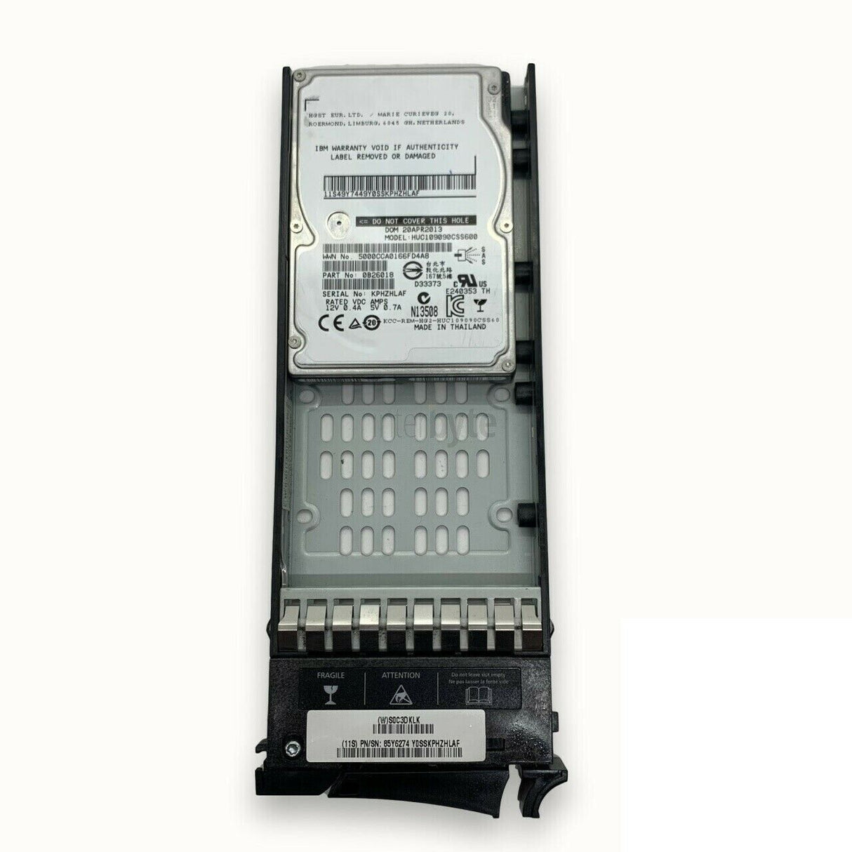 Bulk 5x IBM STORWIZE 900GB 2.5'' SFF 10K 6G SAS V7000 HD 0B26018 85Y6274 00Y2684