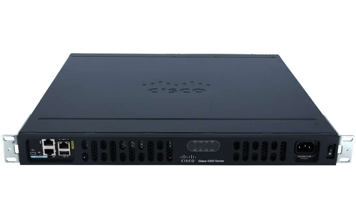 CISCO ISR4331/K9 ipbase ISR 4331 Integrated Service Router & Rack Mount kit