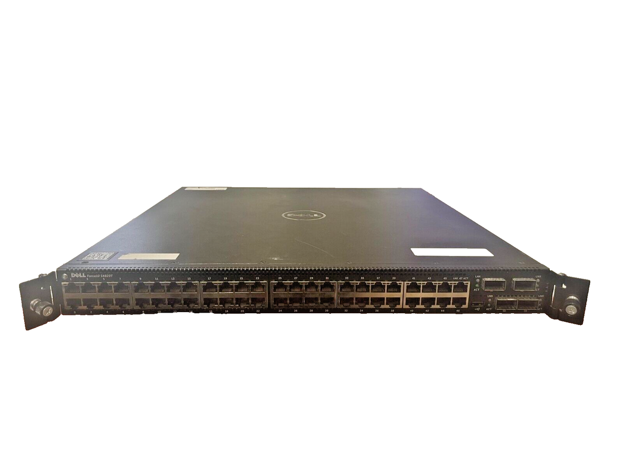 Dell Networking S4820T Force10 48-Port 10GbE 4Port QSFP Switch Dual PSU & Rails