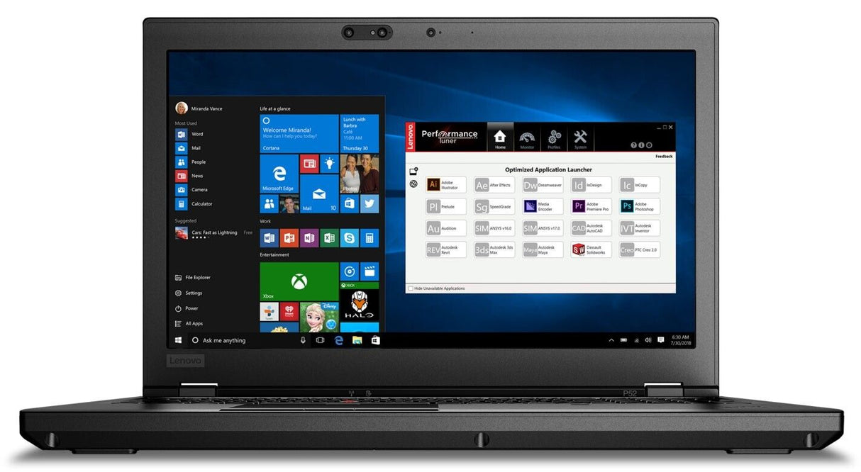 Lenovo ThinkPad P52 15.6" Laptop i7-8850H @2.6 32GB RAM 1TB SSD Win 11 Pro P2000