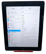 Apple iPad 4th Gen A1458 Tablet 9.7" 16GB @1.4 Wi-Fi Unlocked (B)