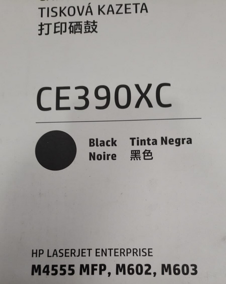4x New Genuine HP LaserJet CE390XC Black Print Cartridge for M455 MFP M602 M603