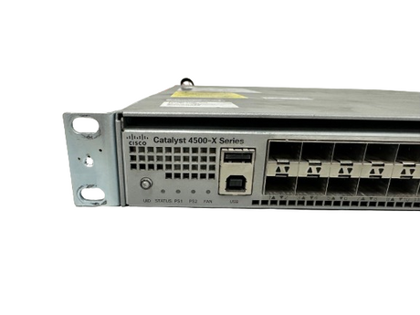 Cisco WS-C4500X-32SFP+ V02 10GE IP Base Switch Dual Power Supplies