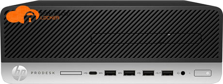 HP ProDesk 600 G4 SFF Bundle Desktop PC i5-8500 8GB RAM 256GB SSD with Monitor