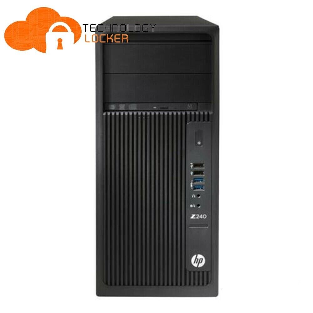 HP Z240 Workstation Tower i7-6700 @3.40 16GB RAM 256GB SSD Win 11 Quadro K2200