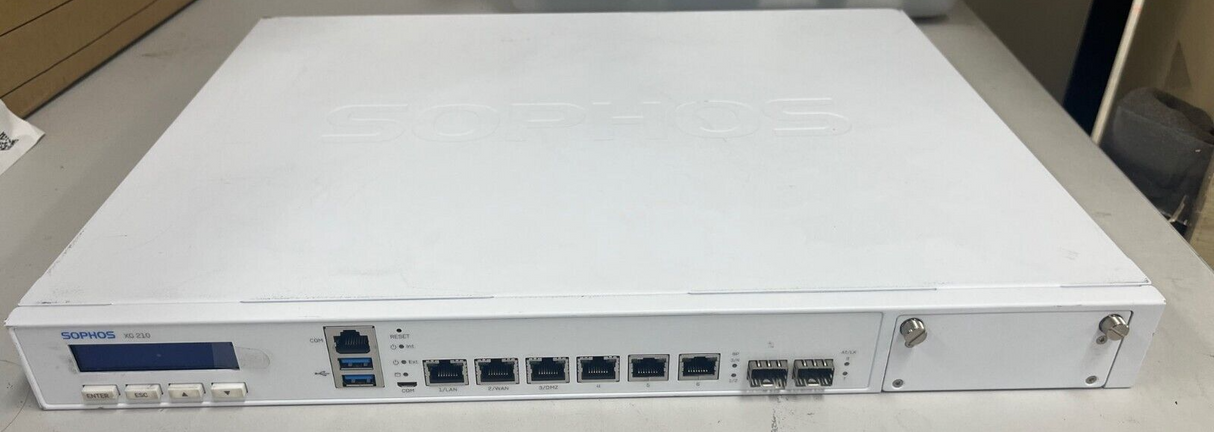 SOPHOS XG 210 Rev. 3 Network Security Firewall Appliance
