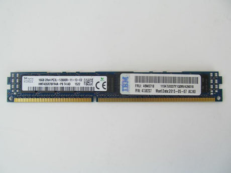 IBM 256GB (16 x 16GB) 2RX4 Server RAM Memory PC3L-12800R DDR3 46W0718 47J0237