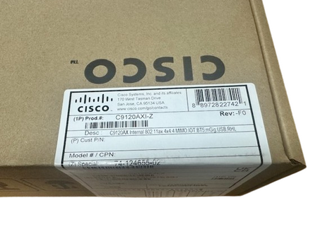 New Opened Box Cisco C9120AXI-Z Catalyst 9120AX Series WiFi 6 Access Point