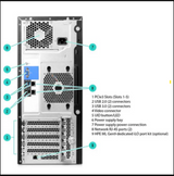 HP Proliant ML1109 G9 Server E5-2620 V3 CPU 24GB RAM 2x500GB 2x3TB HDD B140i Ctr