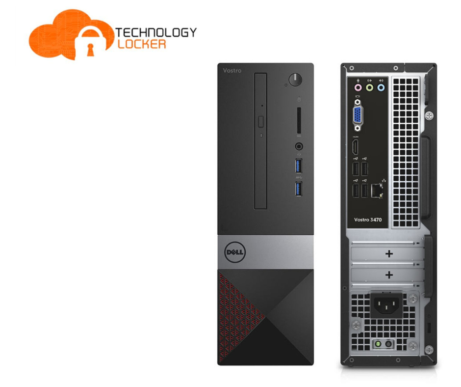 Dell Vostro 3470 SFF Desktop PC Intel i3-8100 @3.60 8GB RAM 256GB SSD Win 11 Pro