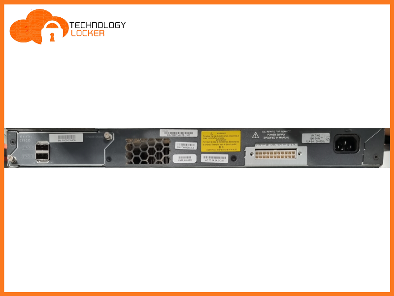 Cisco Catalyst WS-2960X-48FPS-L 48 GbE PoE Ports (24 PoE+) w/ C2960X-STACK