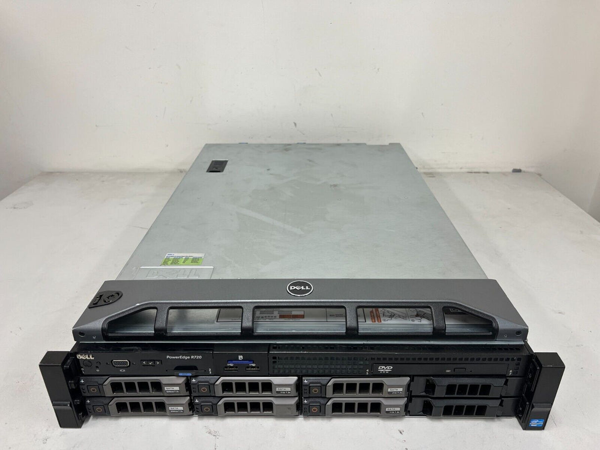 Dell R720 Server 1x CPU E5-2640 128GB RAM PERC H710P Mini Ctr 8x 600GB SAS HDD