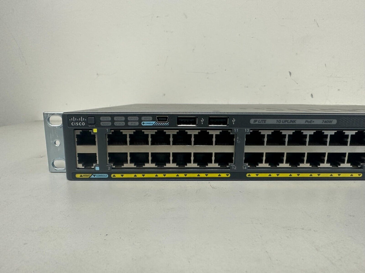 Cisco WS-C2960XR-48FPS-I Catalyst 2960XR Catalyst Switch 2960-XR - 1PSU 1025W