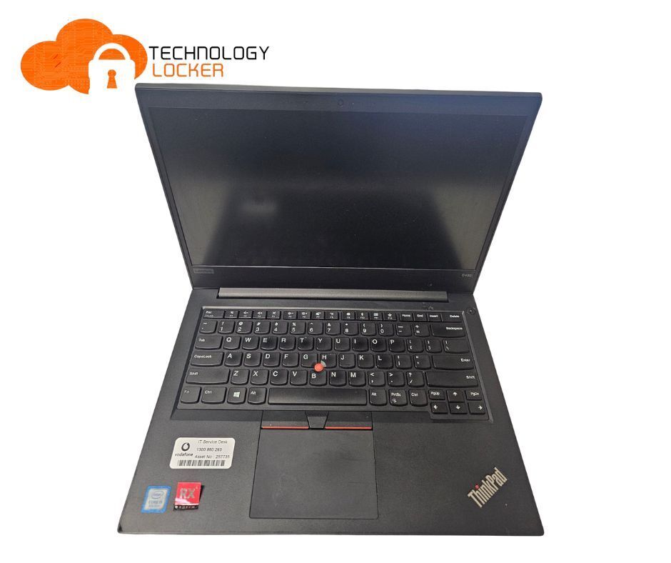 Lenovo ThinkPad E480 Laptop i5-8250U @1.6 16GB RAM 256GB SSD W11P RX550 Grade C