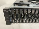 Dell Compellent SCv2020 Storage 16GB FC 8x 1.2TB 10K SAS 2x 12GB SAS-4 Controler