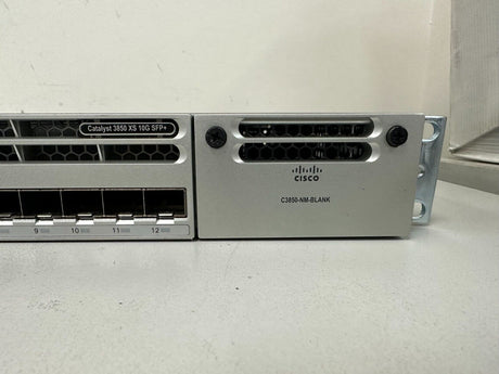 Cisco WS-C3850-12XS-S V02 Catalyst 12 SFP+ ports with Mount Rack Mount & 1 PSU