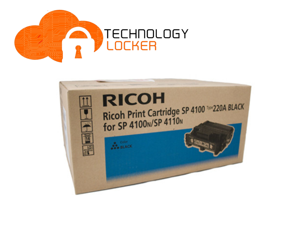 Genuine Ricoh Print Cartridge Type 220A Toner SP4100 Black SP 4100N SP 4110N New