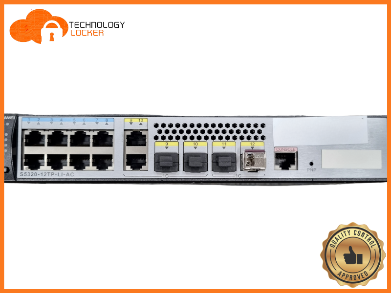 Huawei S5320-12TP-LI-AC GIGABIT Switches 8 GIGABIT 4 SFP 2 X GE SFP + BRACKETS