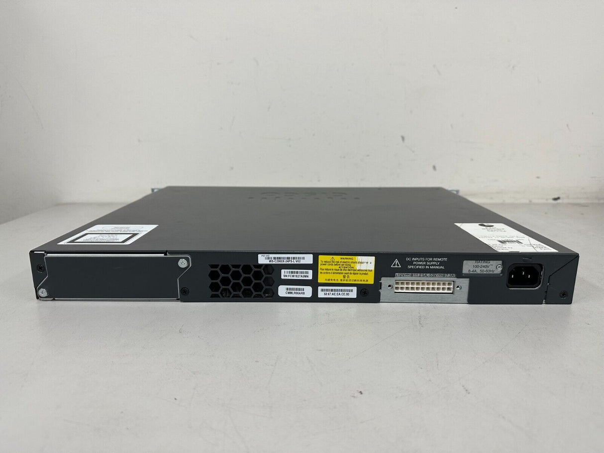 Cisco WS-C2960X-24PS-L Catalyst C2960X Gigabit PoE Switch with  STACK Module