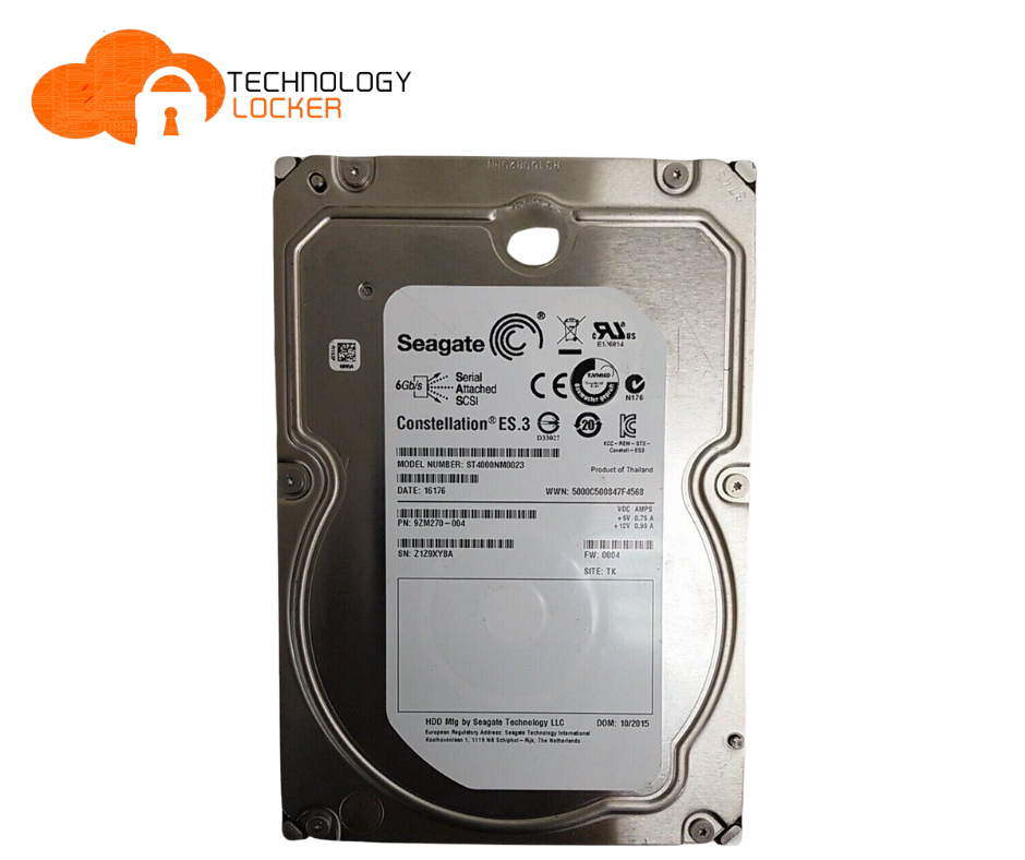 Seagate ST4000NM0023 4TB Constellation ES.3 3.5" HDD 7200RPM SAS Hard Drive