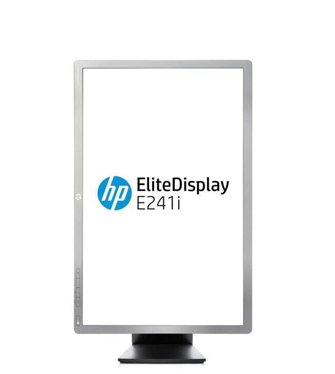 HP EliteDisplay E241i 24" Full HD Widescreen LED Backlit Monitor VGA DVI DP