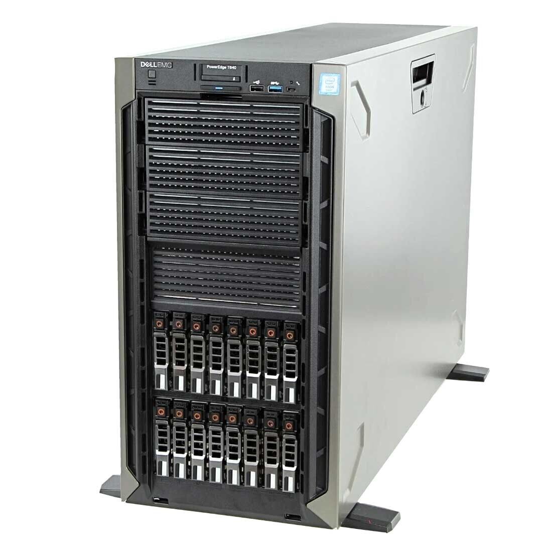 Dell PowerEdge EMC T640 TowerServer Xeon Silver 4114 64GB RAM PERC H730P 5x1.2TB