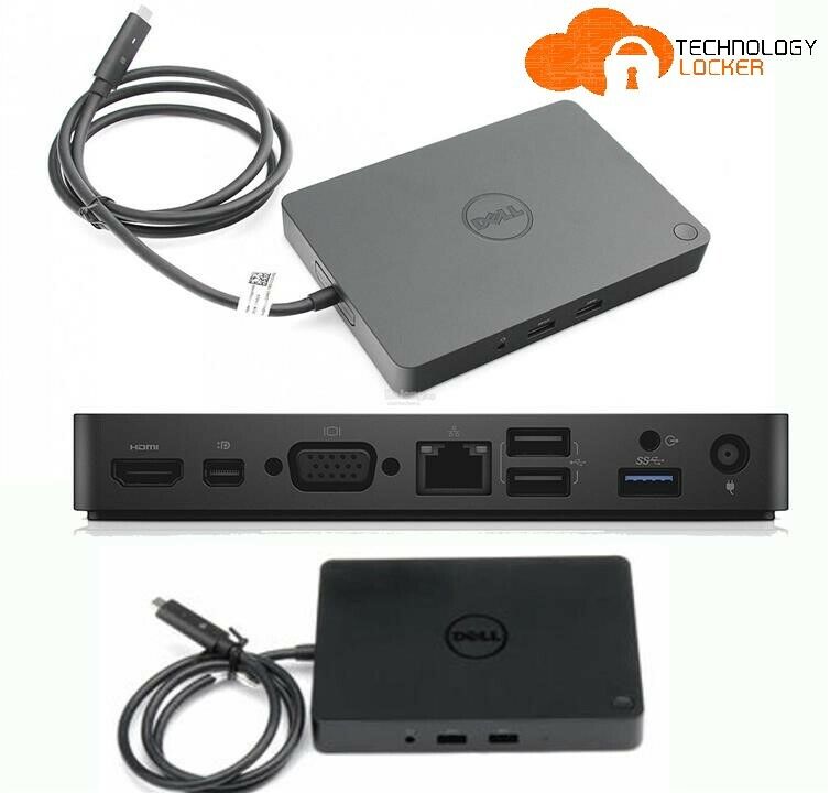 DELL GENUINE WD15 K17A USB C Pro Docking Station HDMI Mini DP 130W Charger