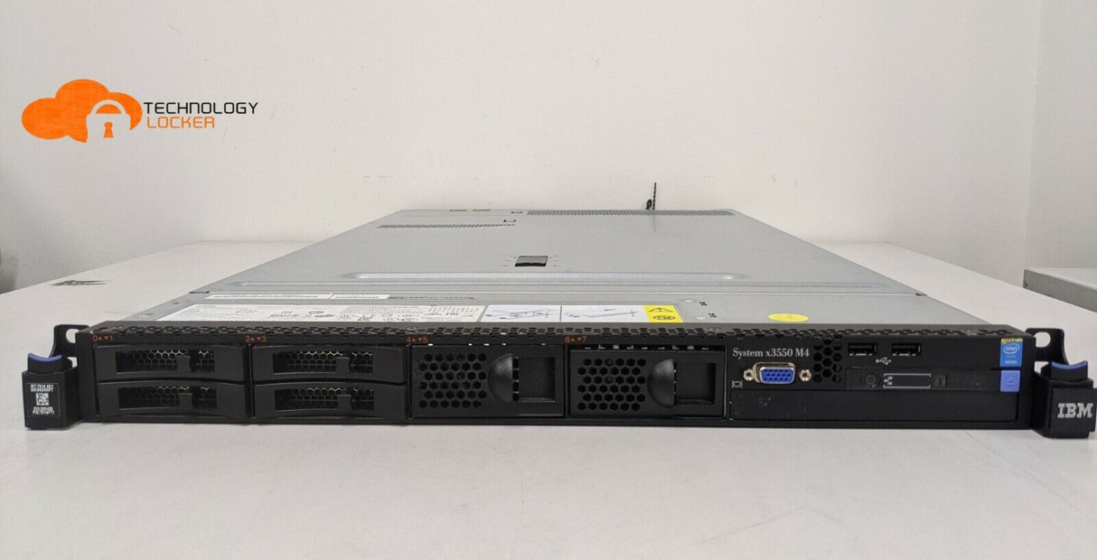 IBM X3550 M4 Server 2x CPU E5-2670 V2 @2.50Ghz 128GB RAM SAS2004 Ctr 8GB PCI-E