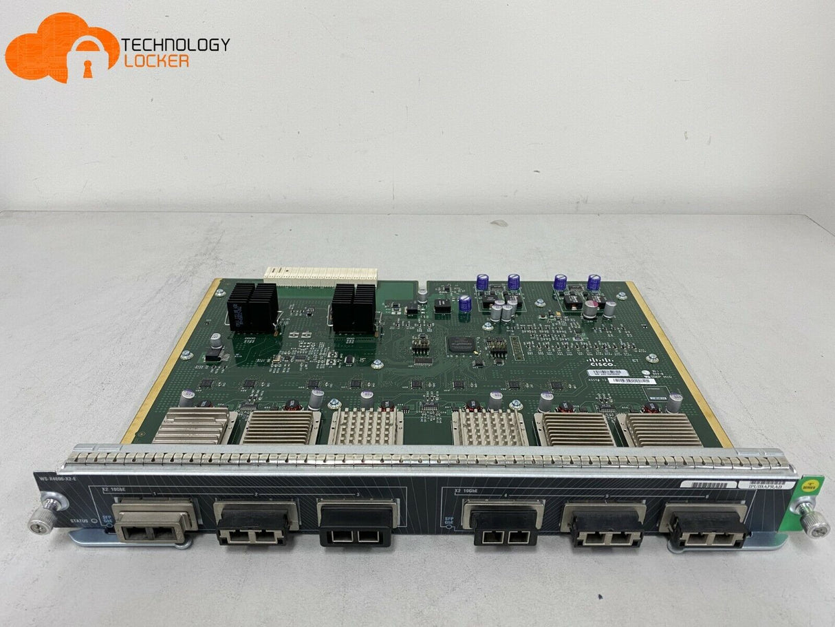 Cisco WS-X4606-X2-E 6-Port 10 Gigabit Ethernet Switch Module w/ 6x X2-10GB-LRM