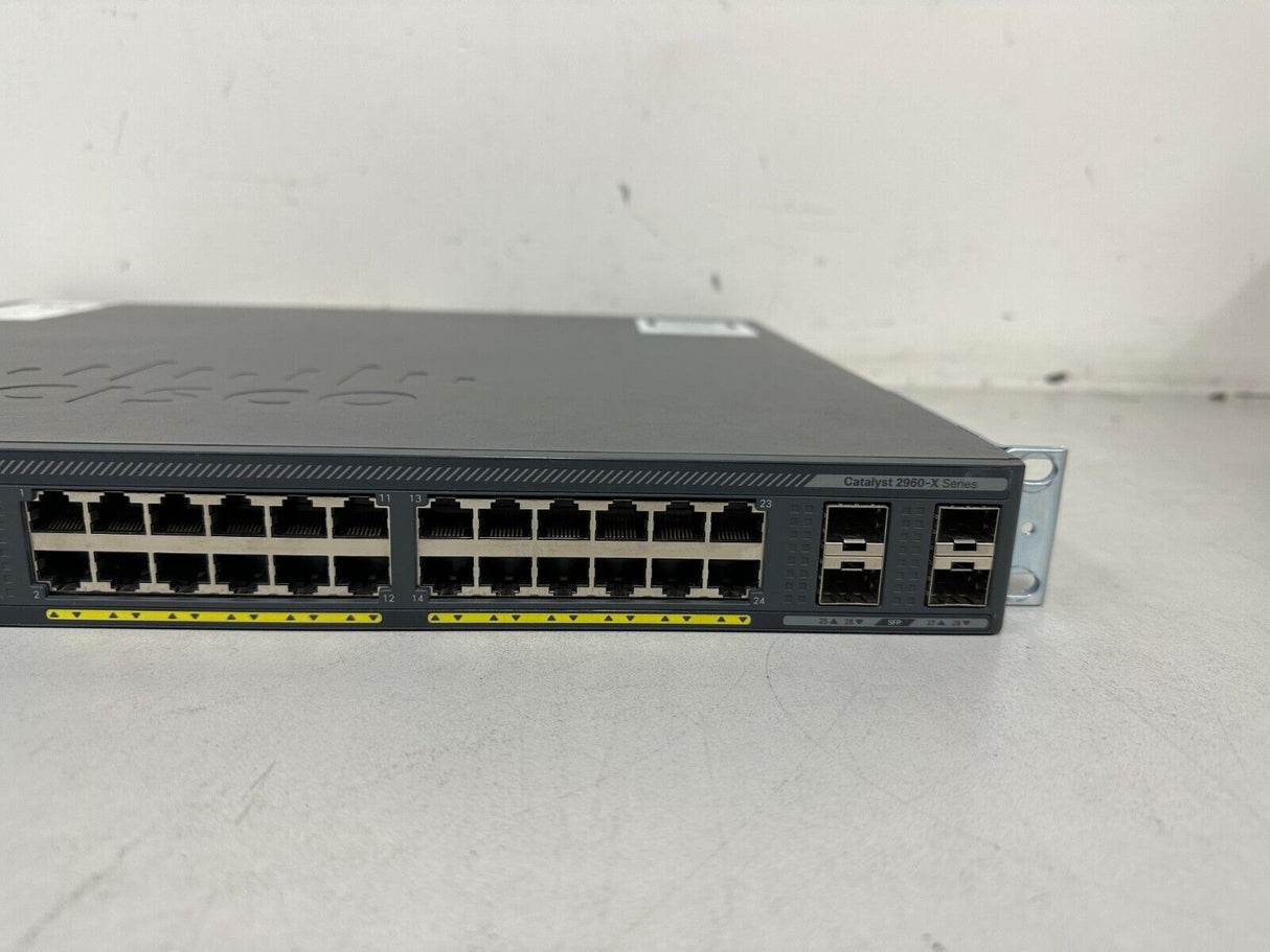 Cisco WS-C2960X-24PS-L Catalyst C2960X Gigabit PoE Switch with  STACK Module