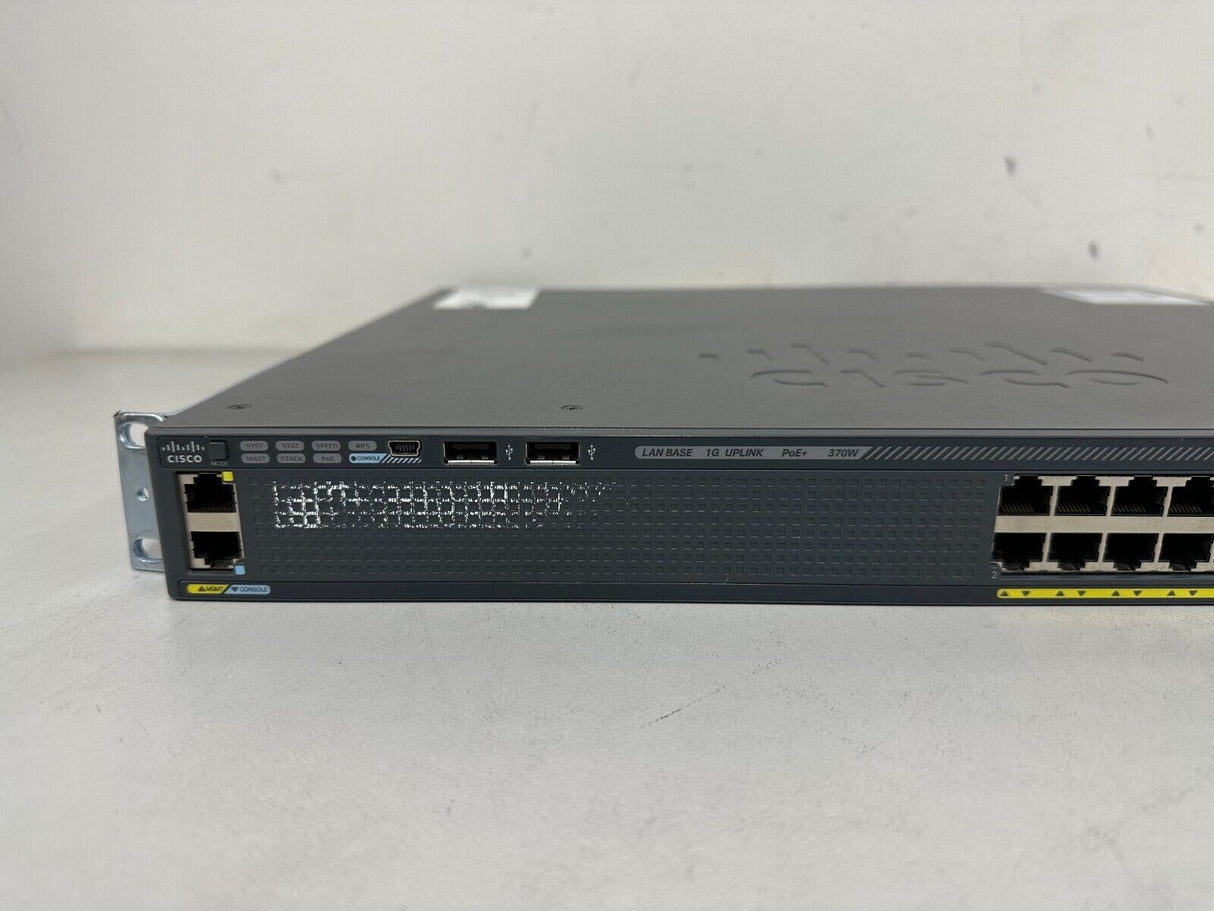 Cisco WS-C2960X-24PS-L Catalyst C2960X Gigabit PoE Switch with  STACK Module