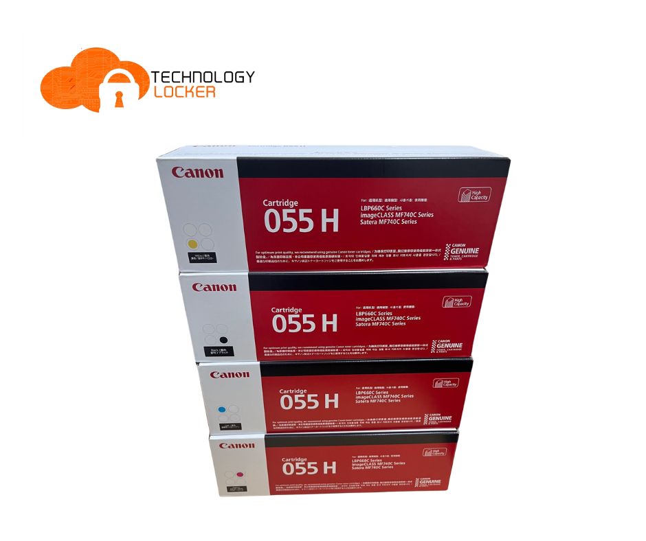 4x New Genuine Canon 055H toner Cartridge set LBP660C imageCLASS MF740C Series