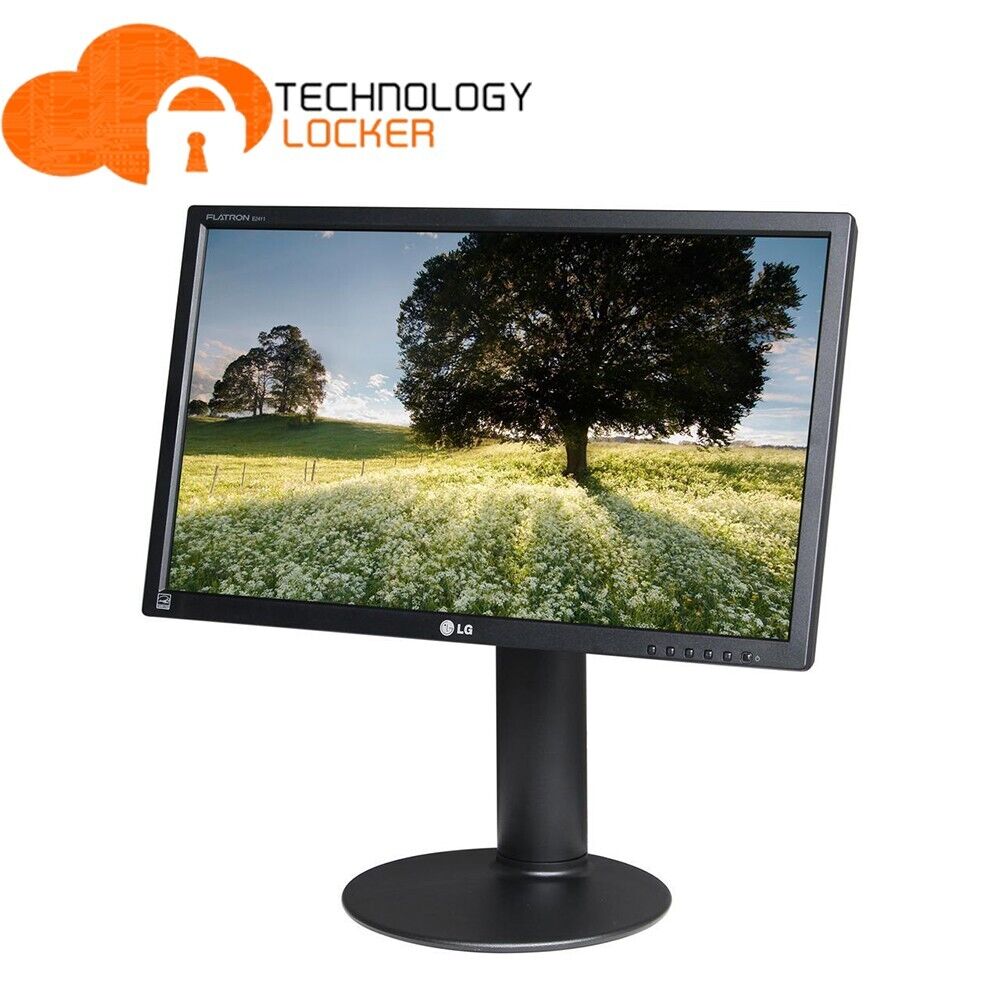 Bulk 5x LG FLATRON E2411PU-BN 24" FHD LED-Backlit Monitor VGA DVI USB NoStand