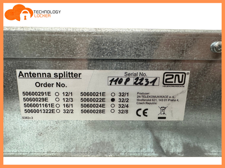 2N Antenna Splitter - Configuration 32/2 (Order No. 5060022E)