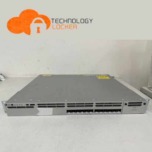 Cisco WS-C3850-12XS-E V02 Catalyst 12 SFP+ ports with Mount Rack Mount & 1 PSU