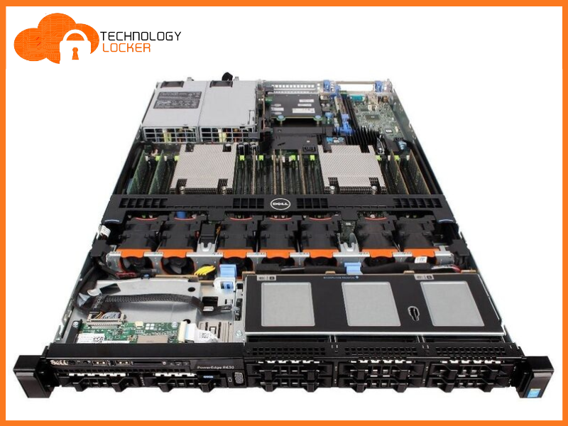 Dell PowerEdge R630 Server 2x Xeon E5-2620 v4 96GB RAM 6x 1.2TB SAS HDD H730