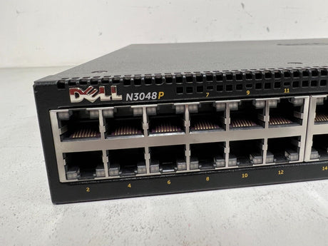 Dell PowerConnect N3048P E06W E06W002 48-Port Gigabit PoE Switch 1 x 1100W PSU