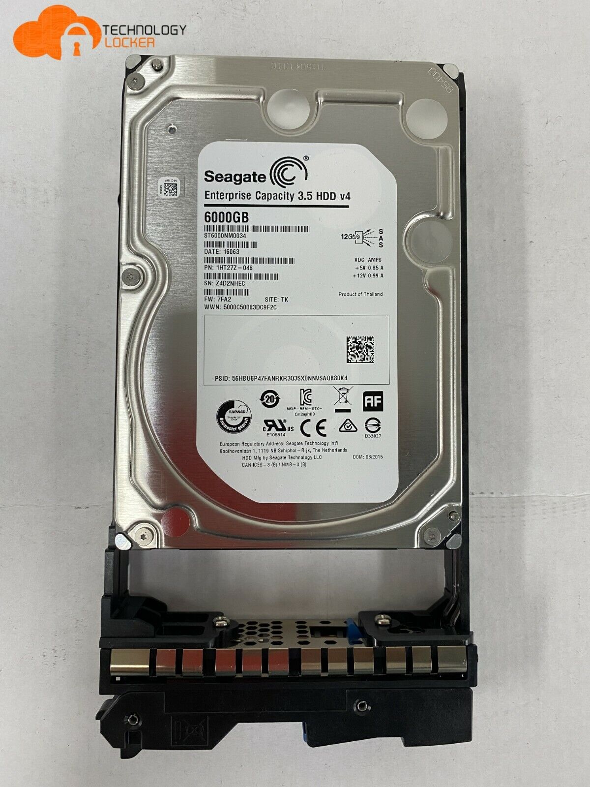 Hitachi VSP 5560075-A S2F-H6R0SS 6TB 7.2K 12Gb 3.5 SAS HDD ST6000NM0034