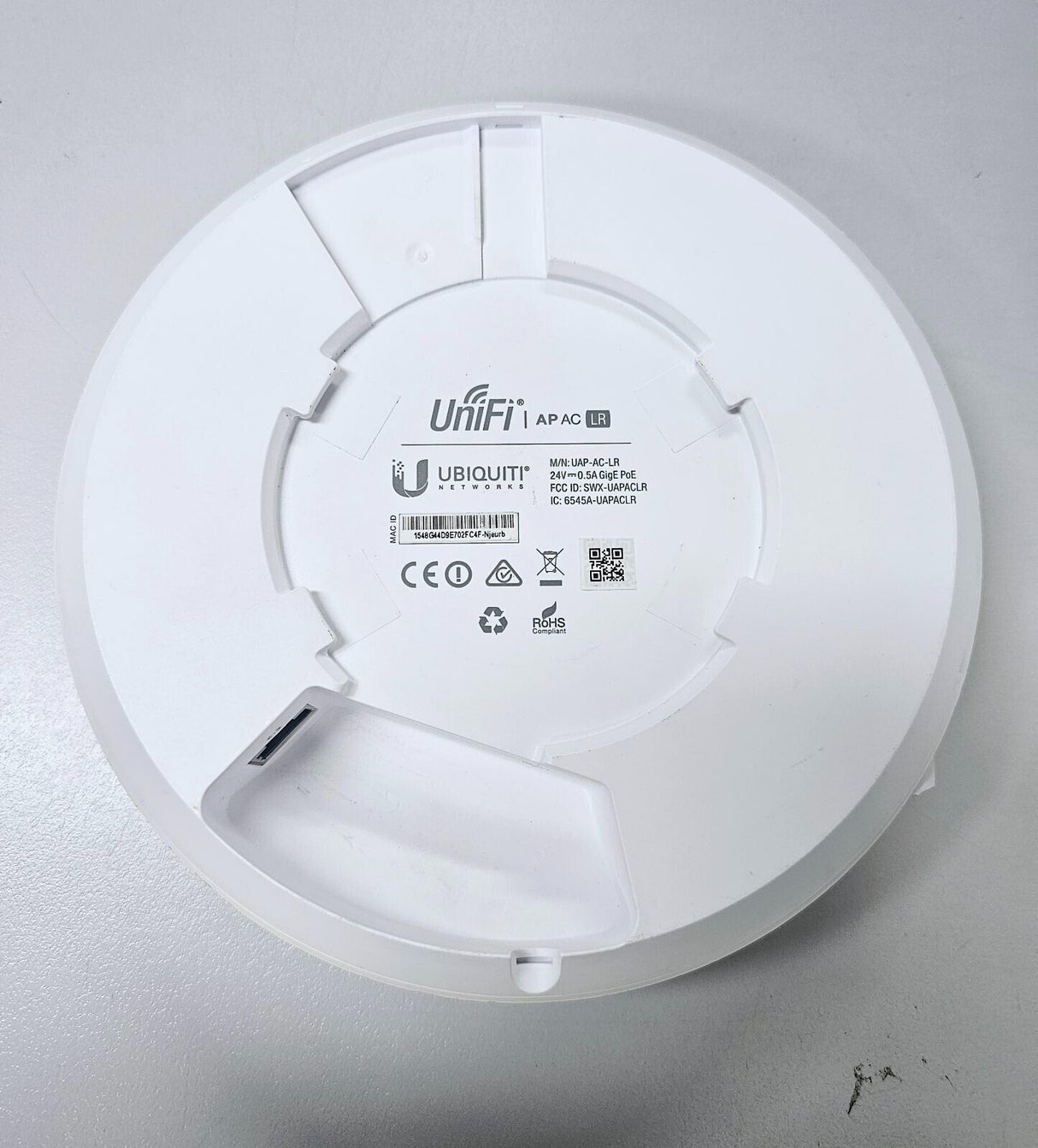 Ubiquiti UniFi UAP-AC-LR Ceiling Mounted Wireless Access Point No Wall Mount