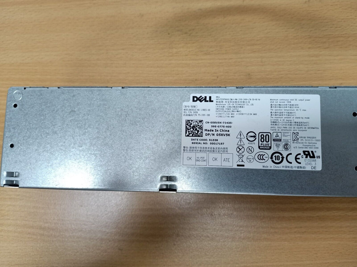 Dell L180ES-00 180W PS-3181-1DB Power Supply for Dell Optiplex SFF