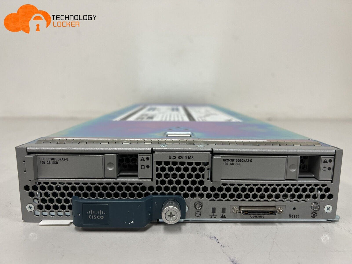 Cisco UCS B299 M3 Blade Server 2x E5-2667 v2 CPU 128GB RAM UCSB-MLOM-40G