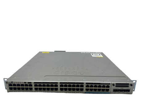 Cisco WS-C3850-12X48U-S Catalyst 3850 Switch PoE+ C3850-NM-2-10G 2x 1100W PSU