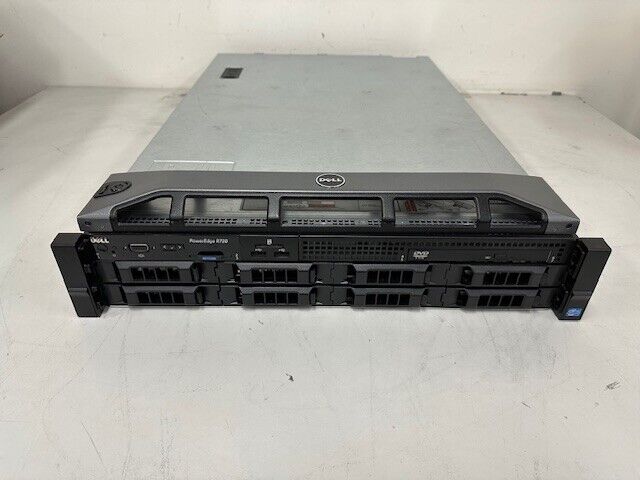 Dell R720 Server 2x CPU E5-2690 256GB RAM PERC H710P Mini Ctr No HDD 2x 750W