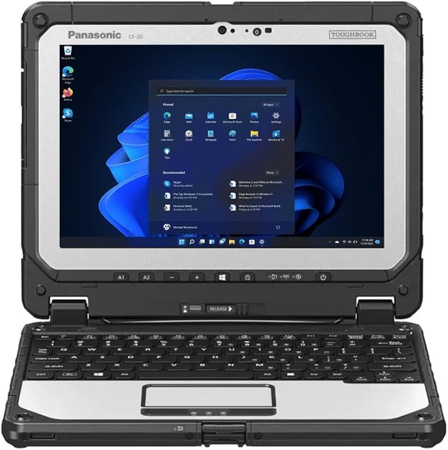 Panasonic CF-20-2 Toughbook i5-7Y57 8GB RAM 256GB SSD 4G LTE Win 11 Detachable