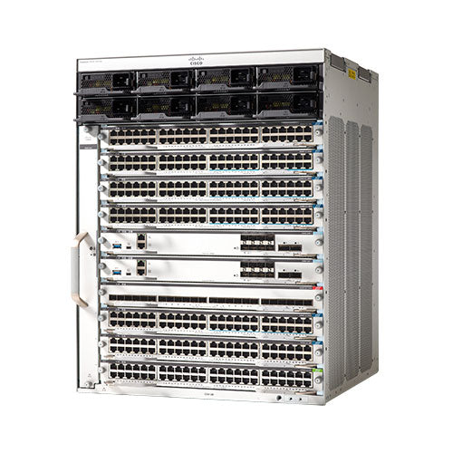 Cisco C9410R Catalyst 9400 Chassis 2x C9400-SUP-1 2xC9400-LC-48UX 4x C9400-PWR-3200AC