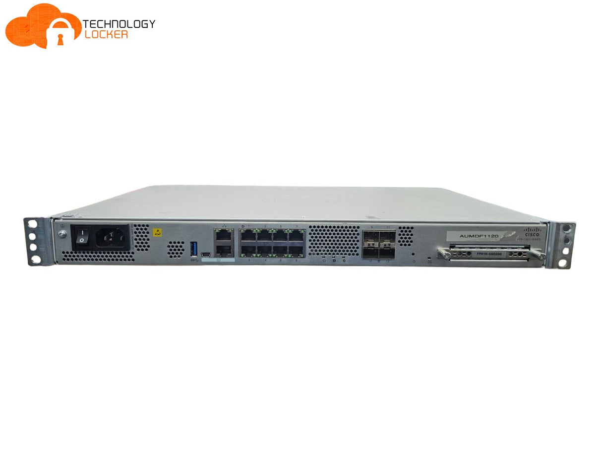 Cisco FPR-1120 Network Firewall Appliance 8-port RJ-45 Firepower FPR1K-SSD200