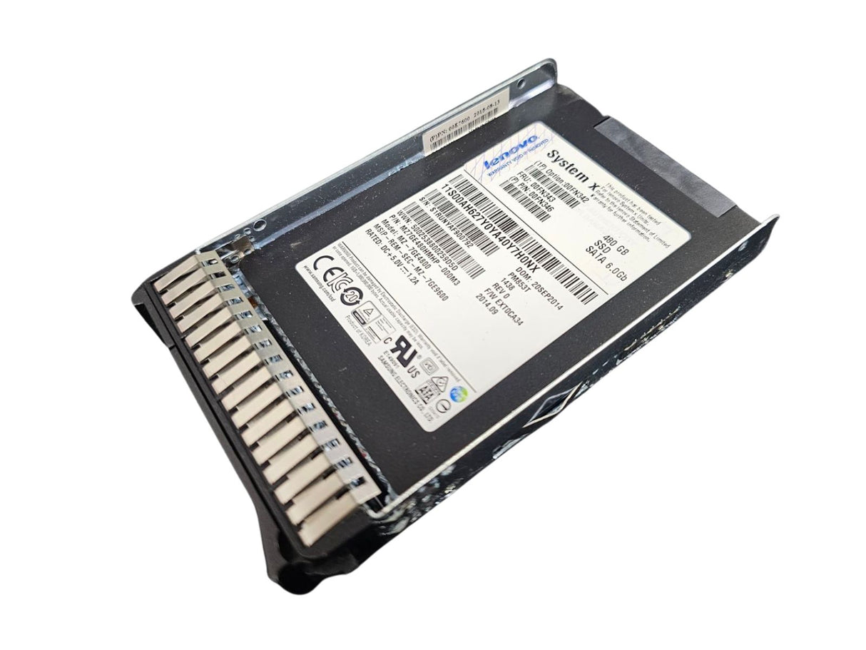 Lenovo MZ-7GE4800 480GB SATA 6Gb 00FN342 00FN343 00FN346 SSD with Caddy