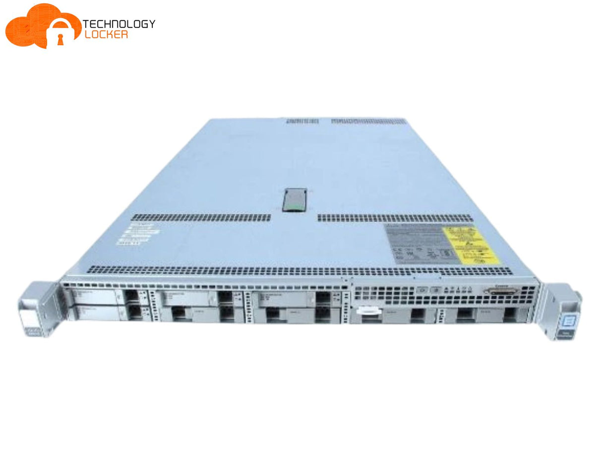 Cisco UCSC-C220-M4S Server 2x Xeon E5-2630 v3 @2.4 32GB RAM 8x300GB HDD No Rails