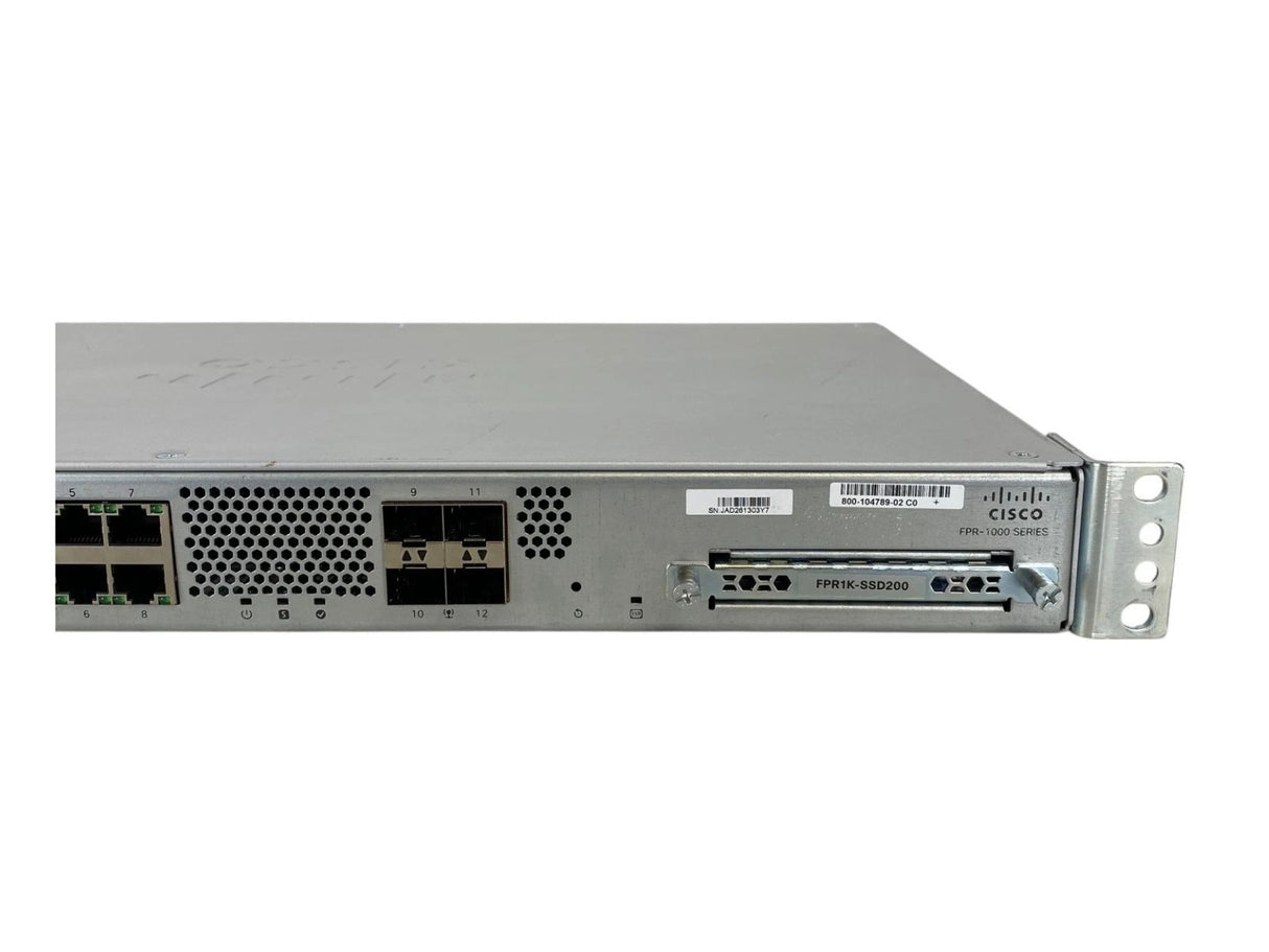 Cisco FPR-1120 Network Firewall Appliance 8-port RJ-45 Firepower FPR1K-SSD200